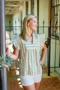 The Sunset Garden Top