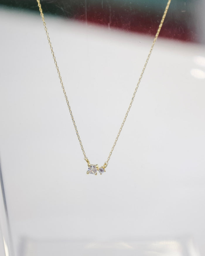 Affleck Cz Necklace Gold