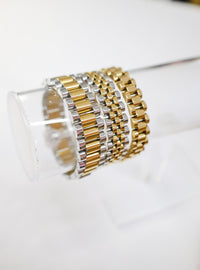 Thin Watch Band Gold Bracelet