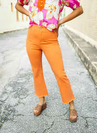 The Judy Pant in Orange