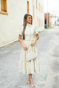 The Lena Dress in Soft Garden