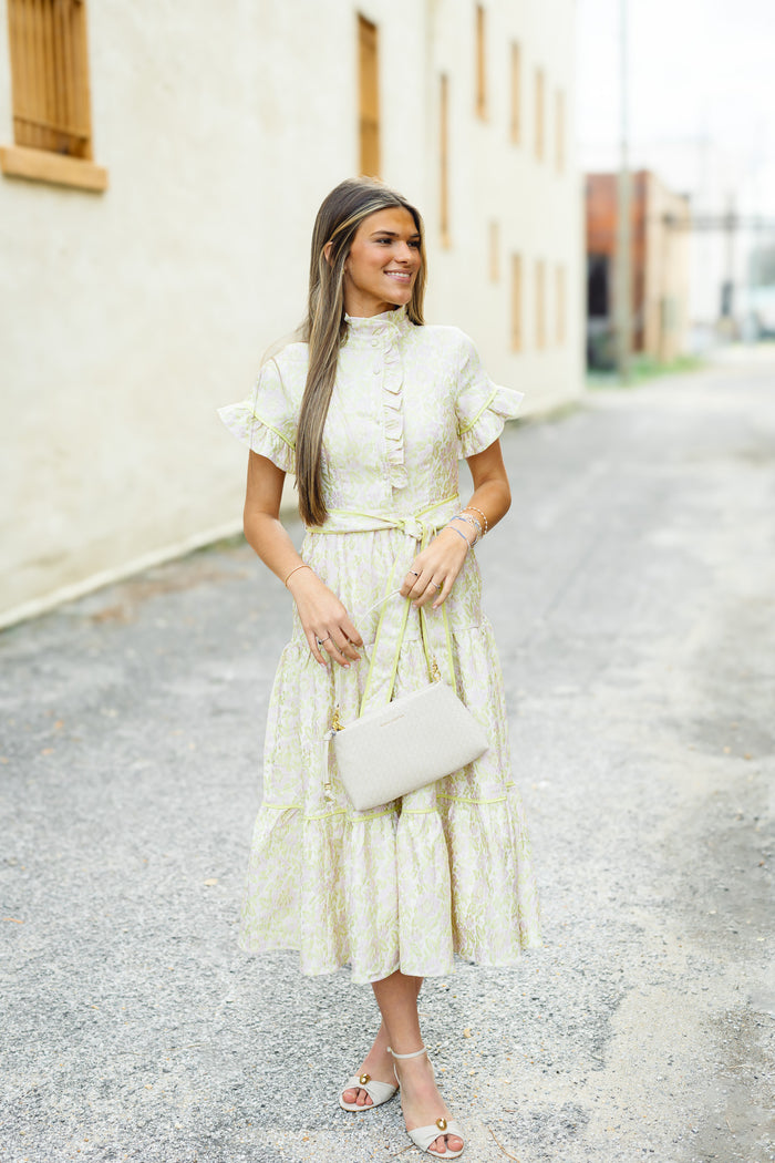 The Lena Dress in Soft Garden