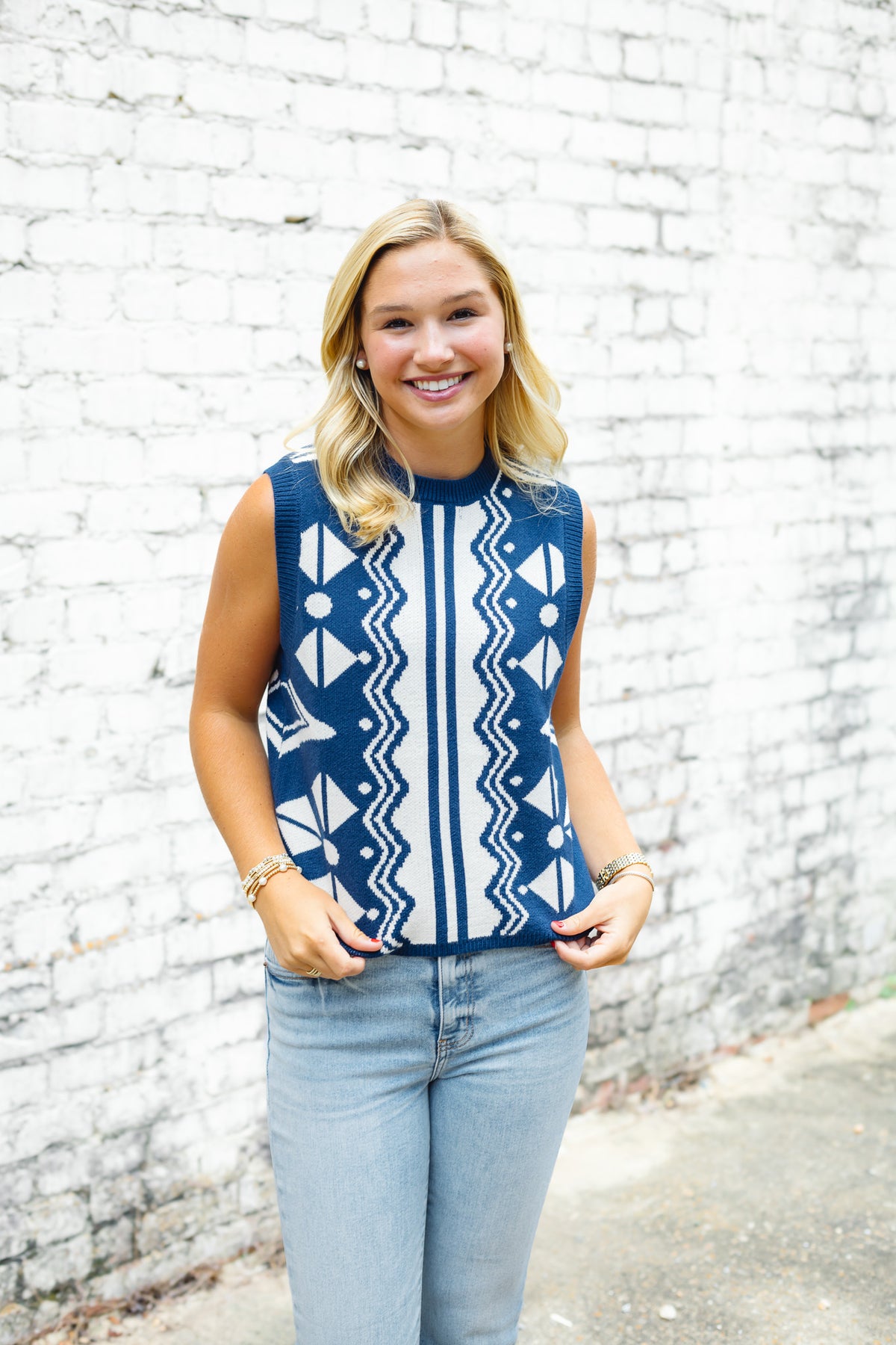 The Quinby Sweater in Navy