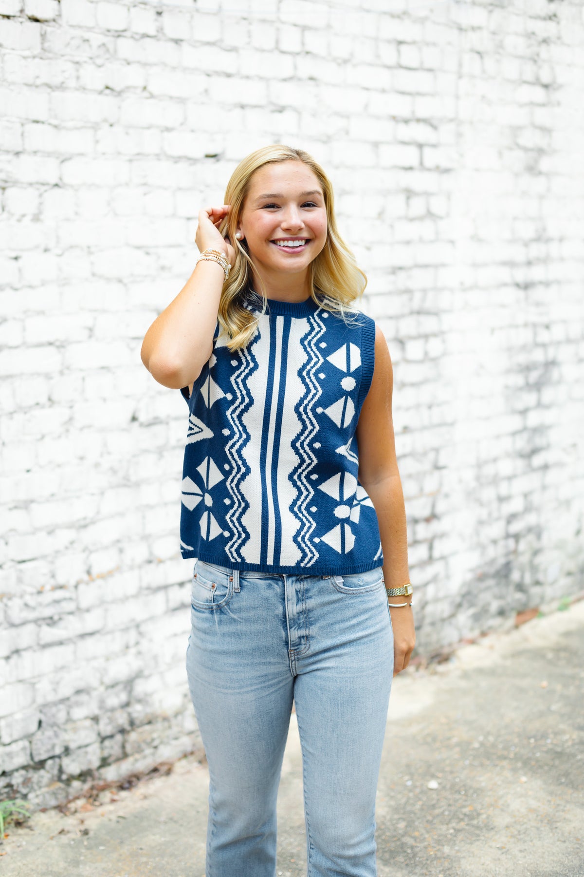 The Quinby Sweater in Navy
