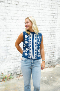 The Quinby Sweater in Navy