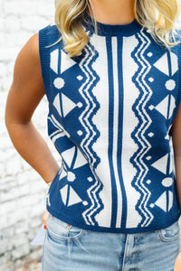 The Quinby Sweater in Navy