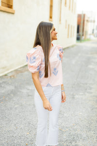 The Azure Leaf Top