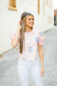 The Azure Leaf Top