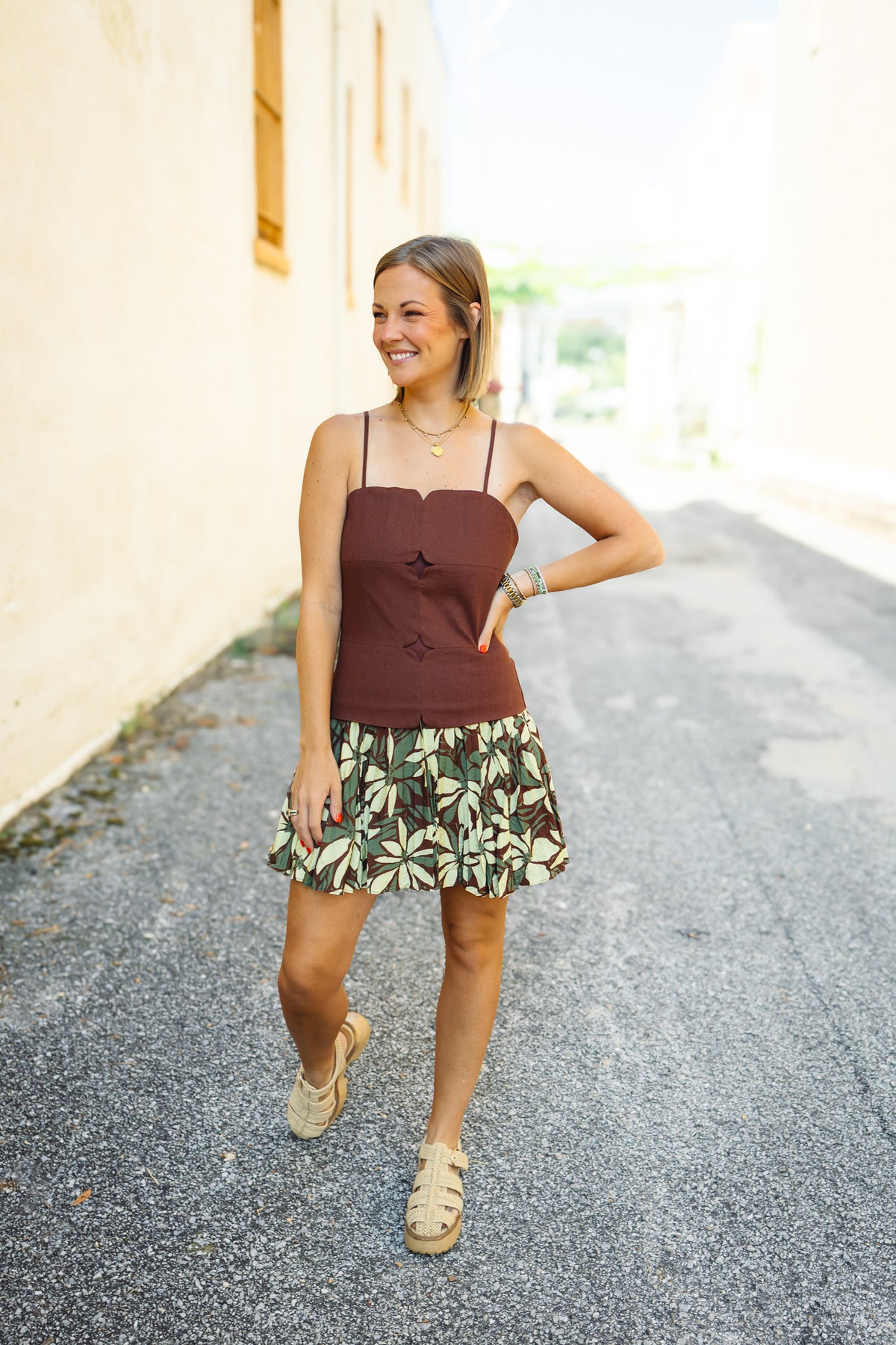 The Chestnut Bloom Dress
