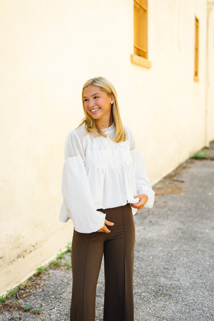 The Celeste Top in Off White