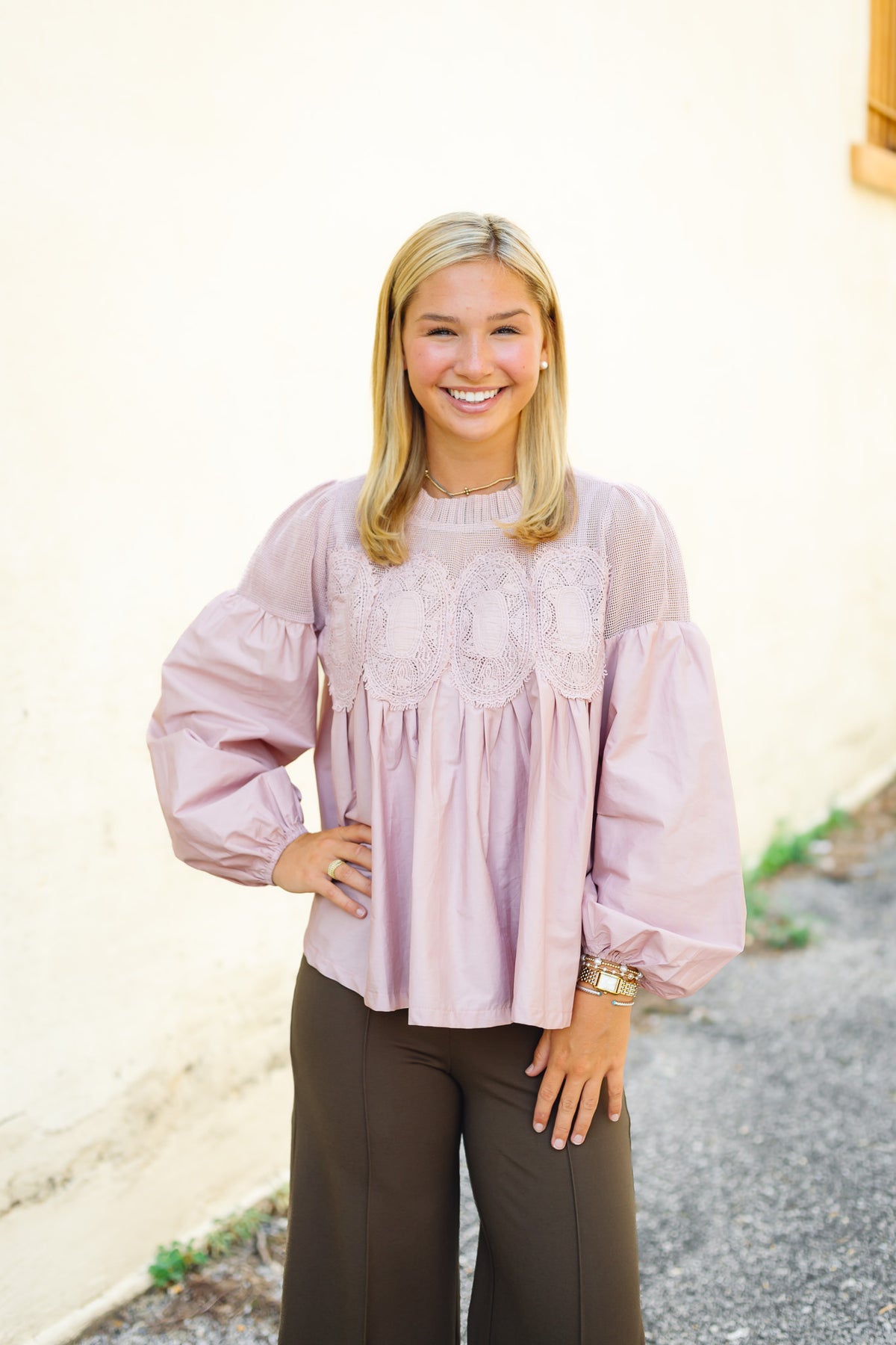 The Celeste Top in Mauve