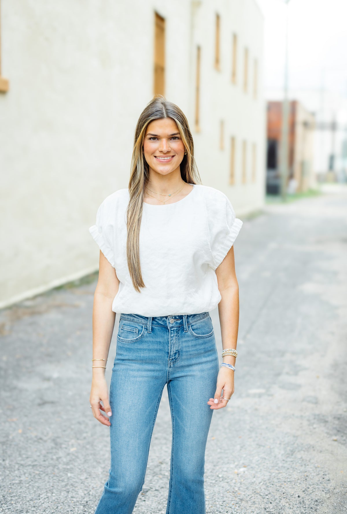 The Karissa Top in White