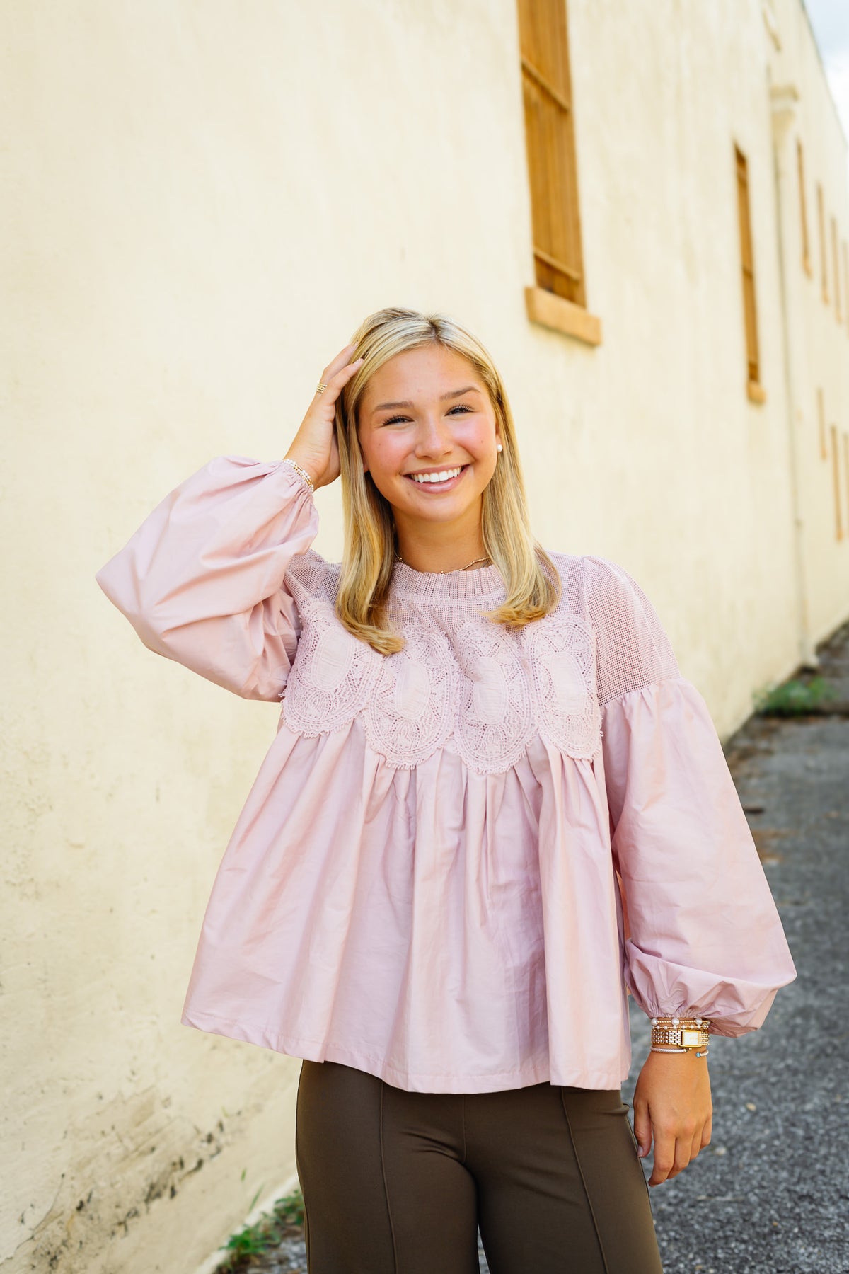 The Celeste Top in Mauve