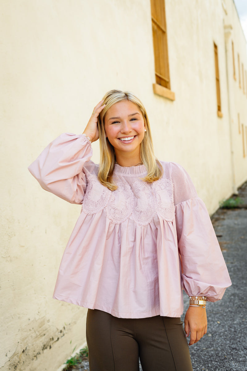 The Celeste Top in Mauve