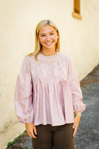 The Celeste Top in Mauve