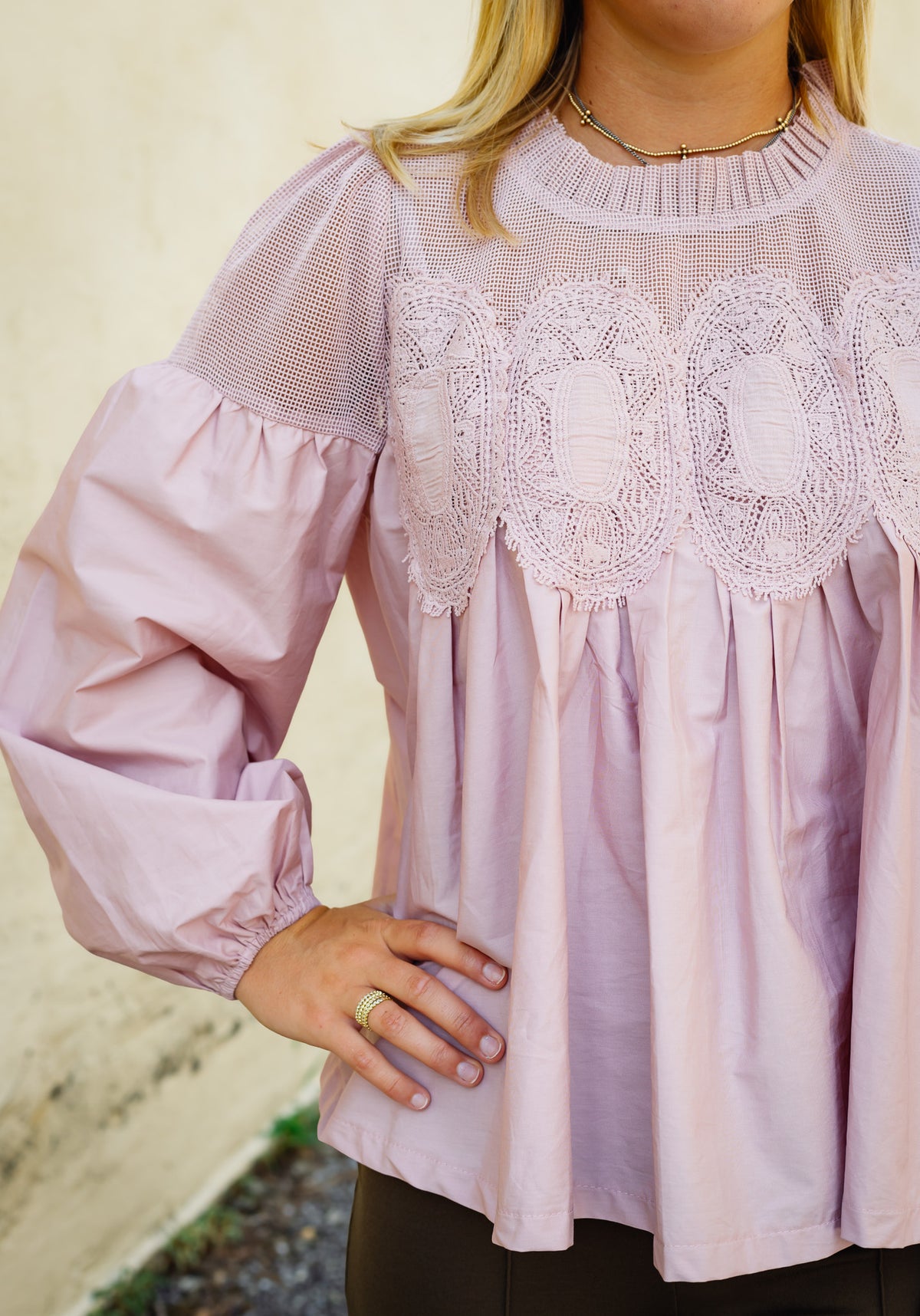 The Celeste Top in Mauve