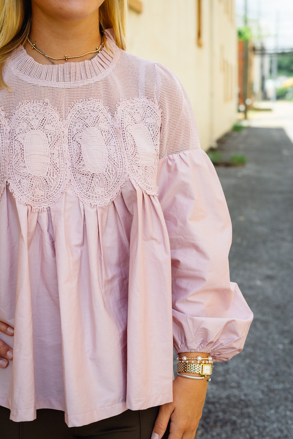 The Celeste Top in Mauve