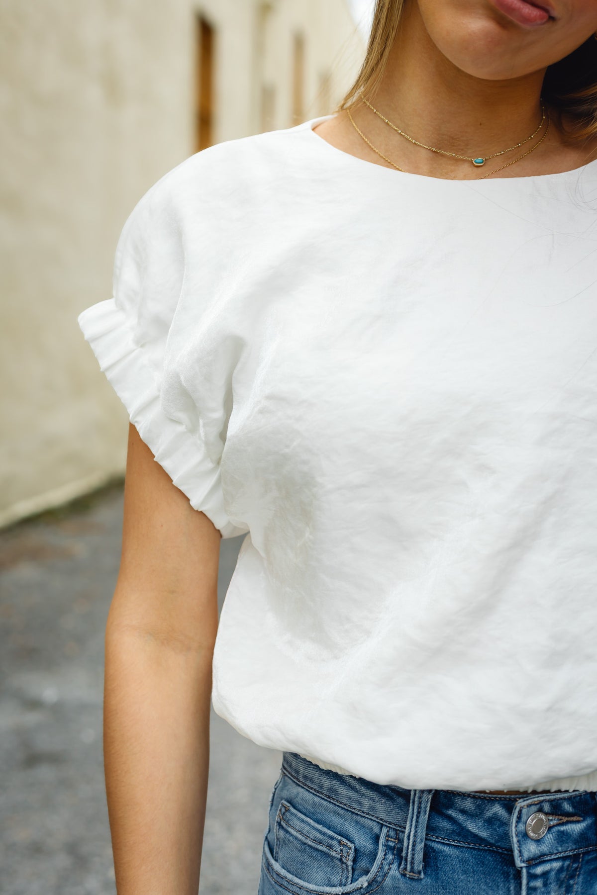 The Karissa Top in White