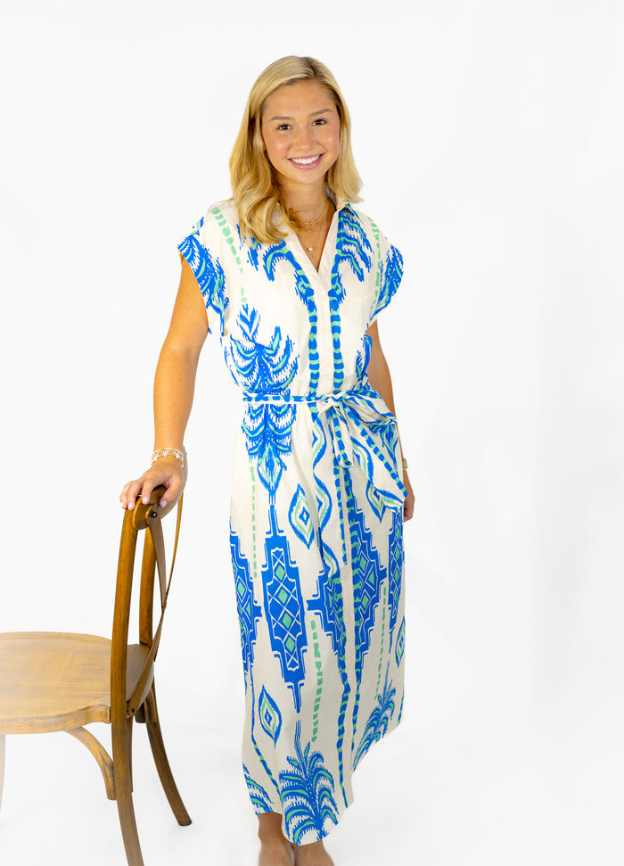The Caribbean Coastline Dress