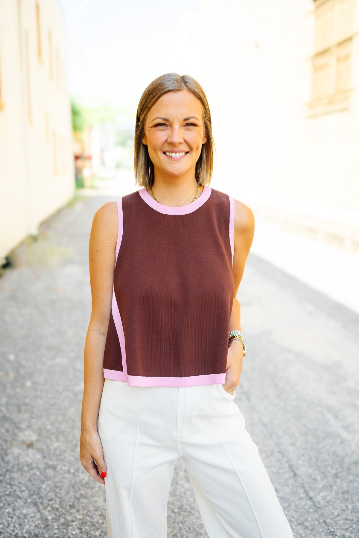 The Rowan Top in Choco