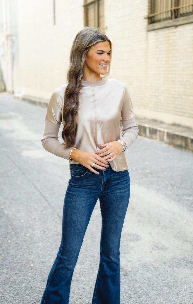 The Bellamy Top in Champagne