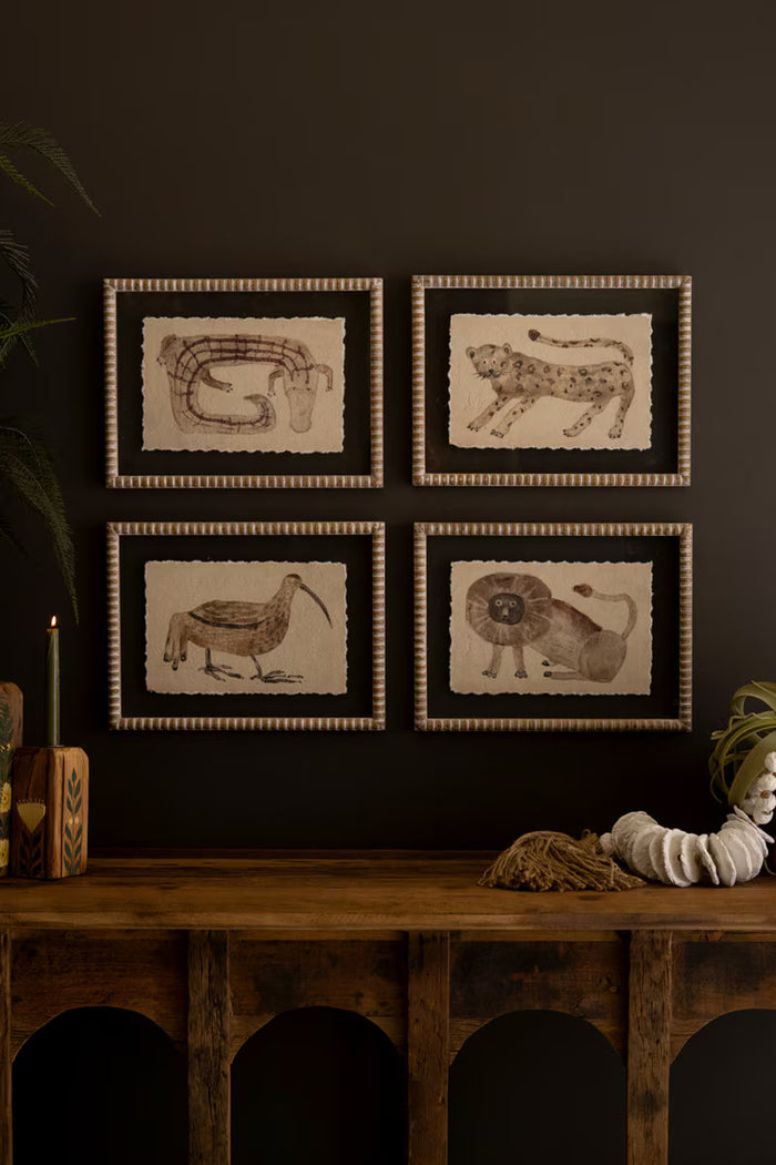 Framed Animal Print 16"x12"