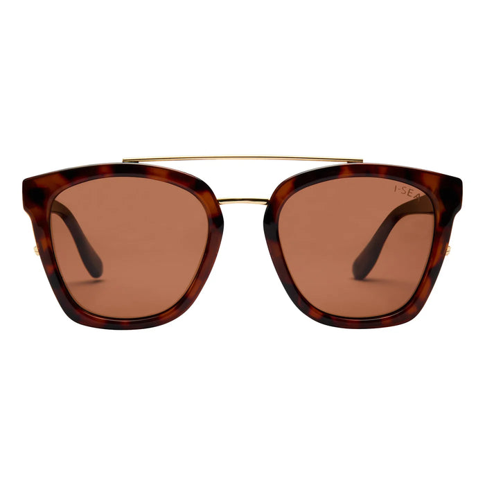 ISEA: Chloe Polarized Sunglasses Tort Brown