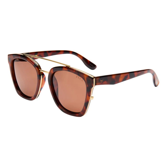 ISEA: Chloe Polarized Sunglasses Tort Brown