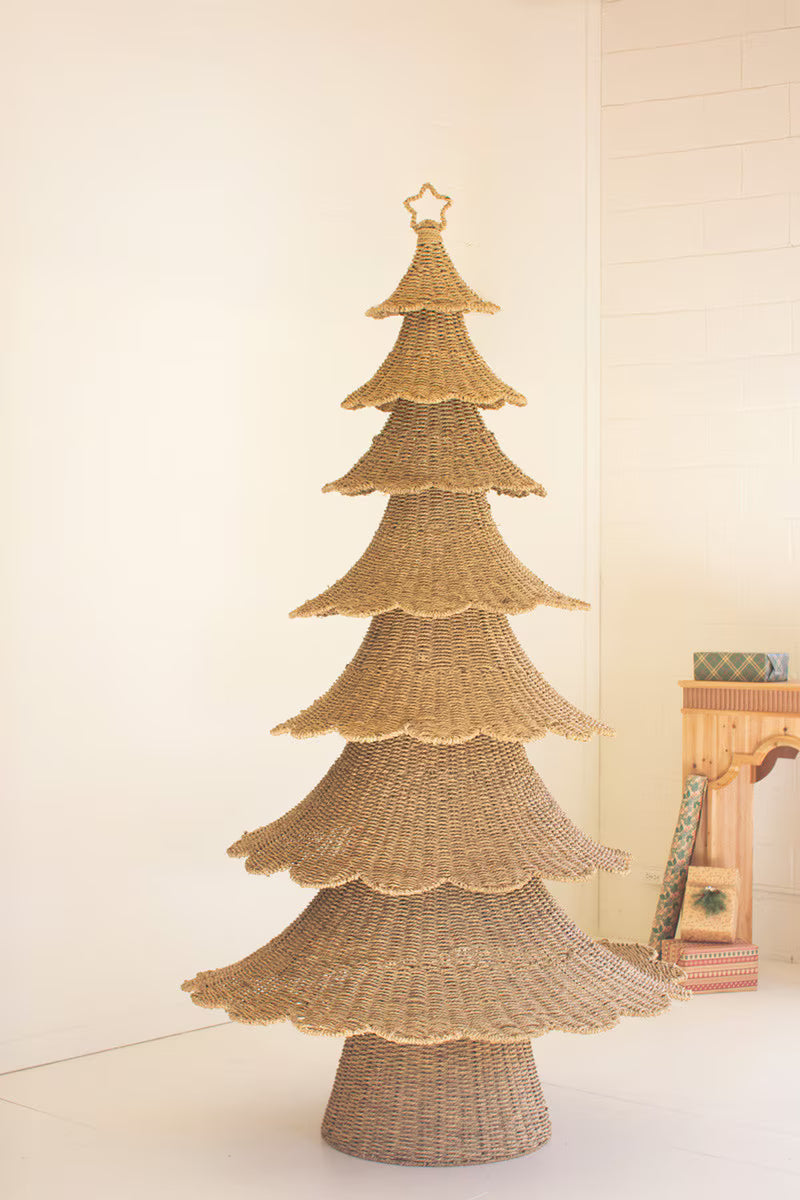 Giant Woven Vine Christmas Tree 8ft