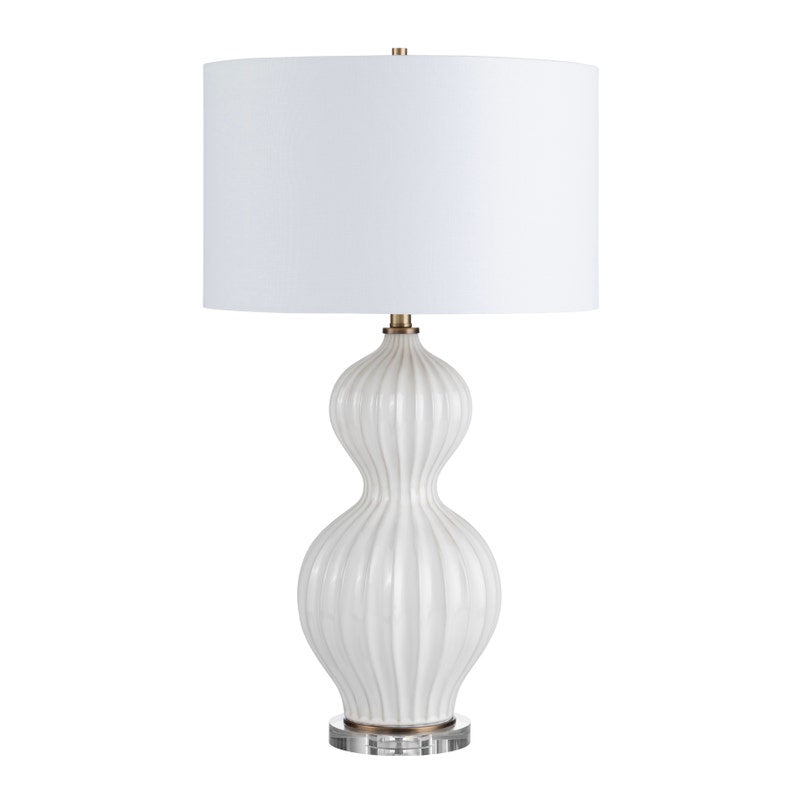 White Salem Table Lamp