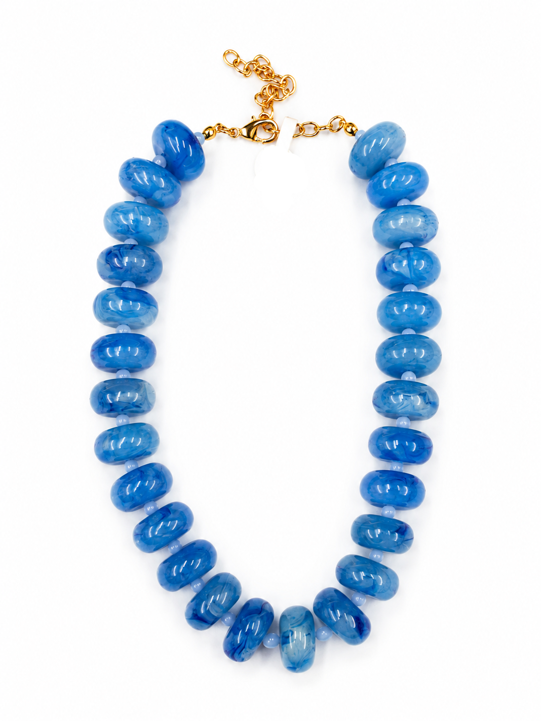 Baby Blue Beaded Necklace