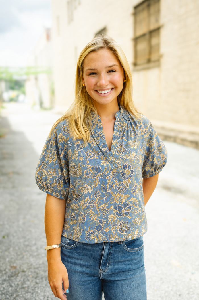 The Marina Floral Top