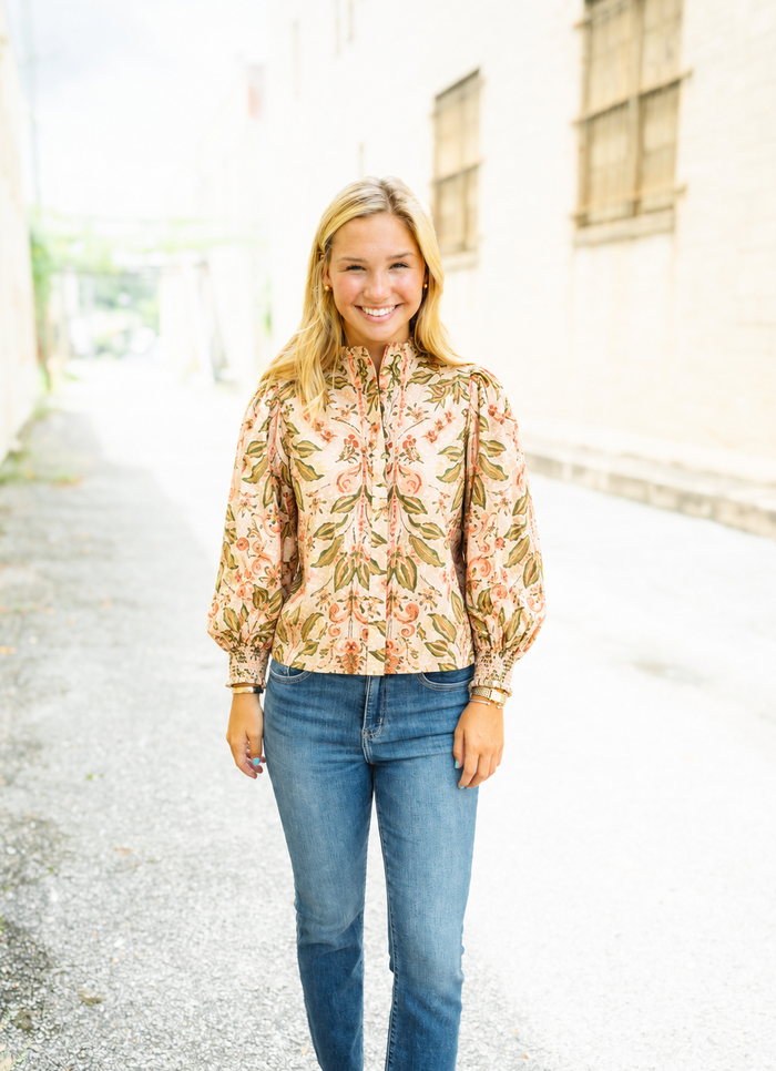 The Lizzy Botanical Top