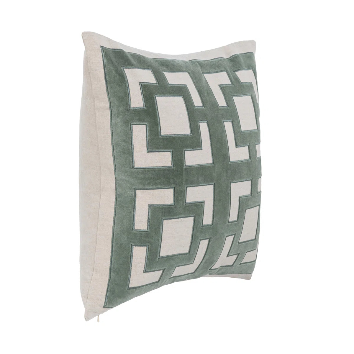 Villa By Classic Home Corbin Jade Green 22x22 Pillow