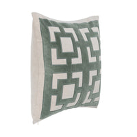 Villa By Classic Home Corbin Jade Green 22x22 Pillow