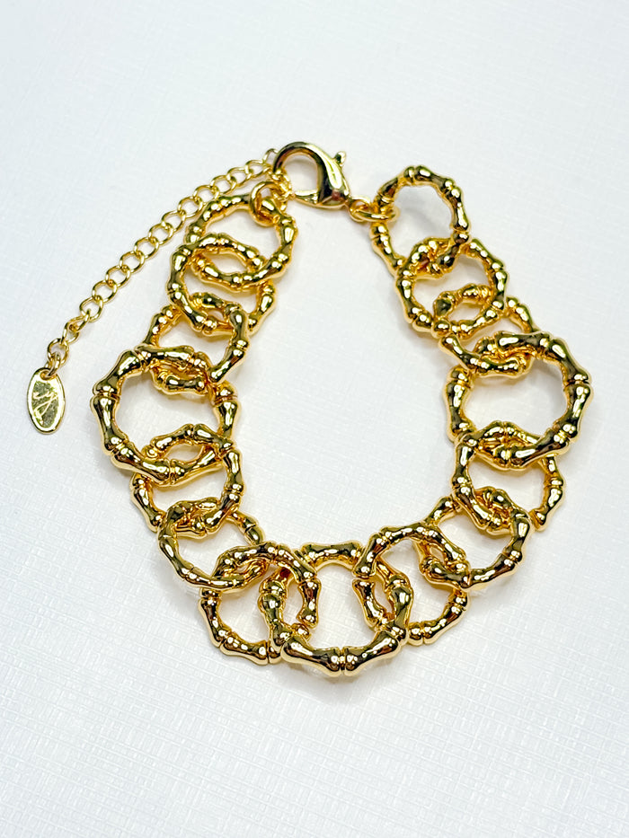 Artfully Linked Chain Bracelet