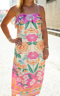 CIEBON: Neshia Engineer Print Dress