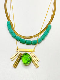 Multistrand Herringbone Necklace