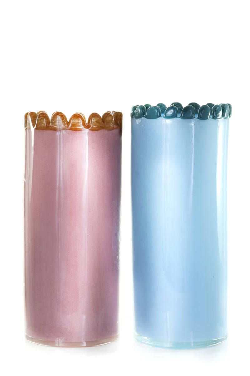 Manon Scallop Trim Vase