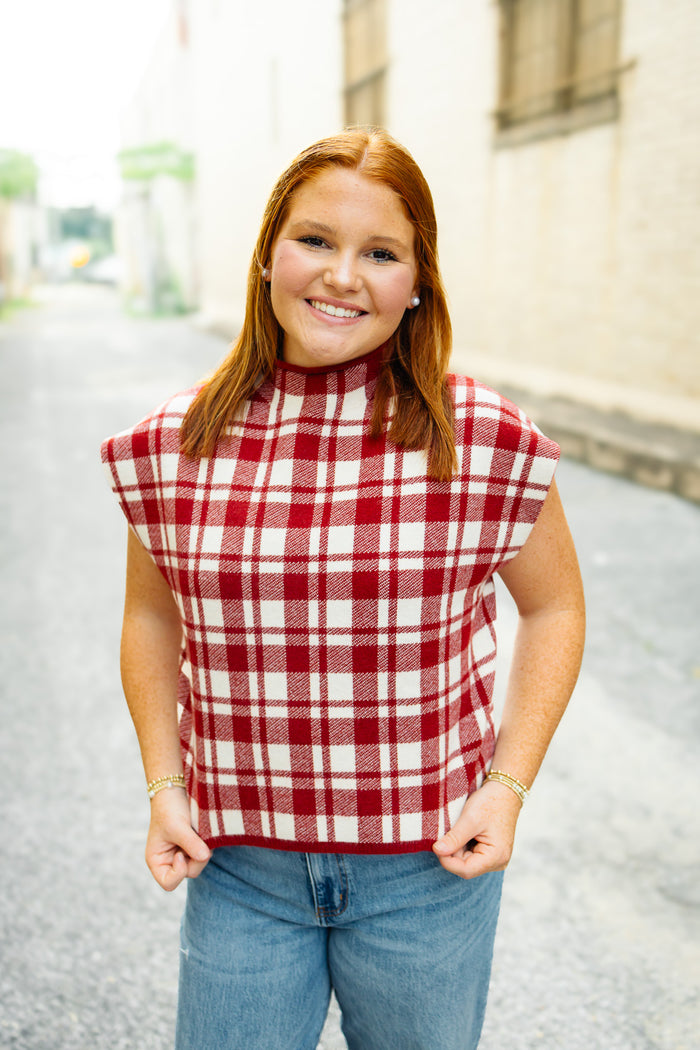 The Pippy Sweater Top in Rust