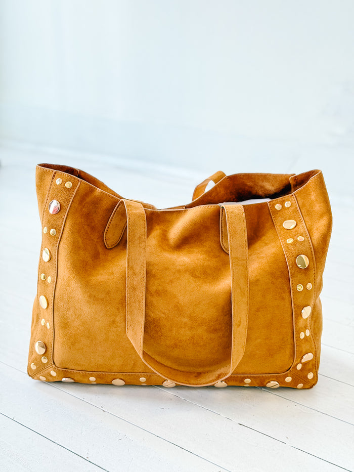 Jacie Large Suede Tote Bag