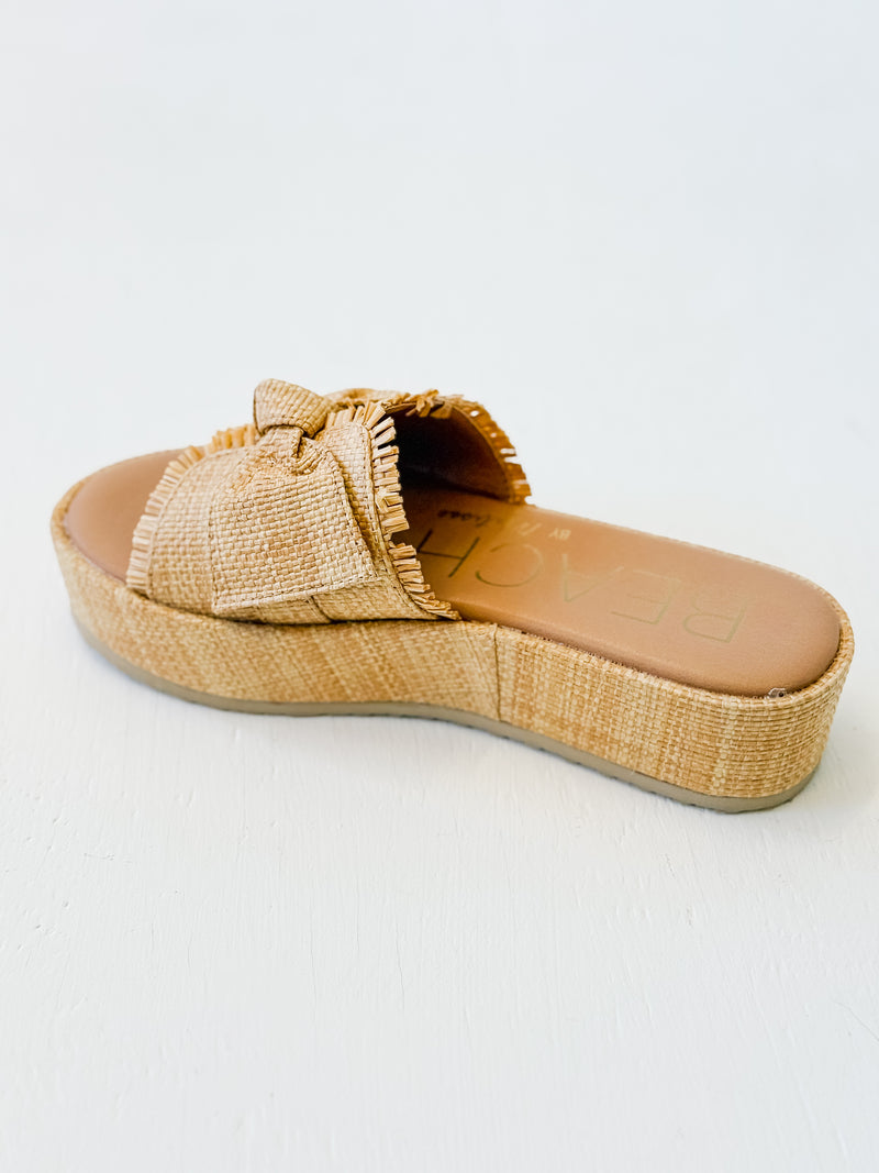 The Matisse Sunda Raffia Platform Sandal