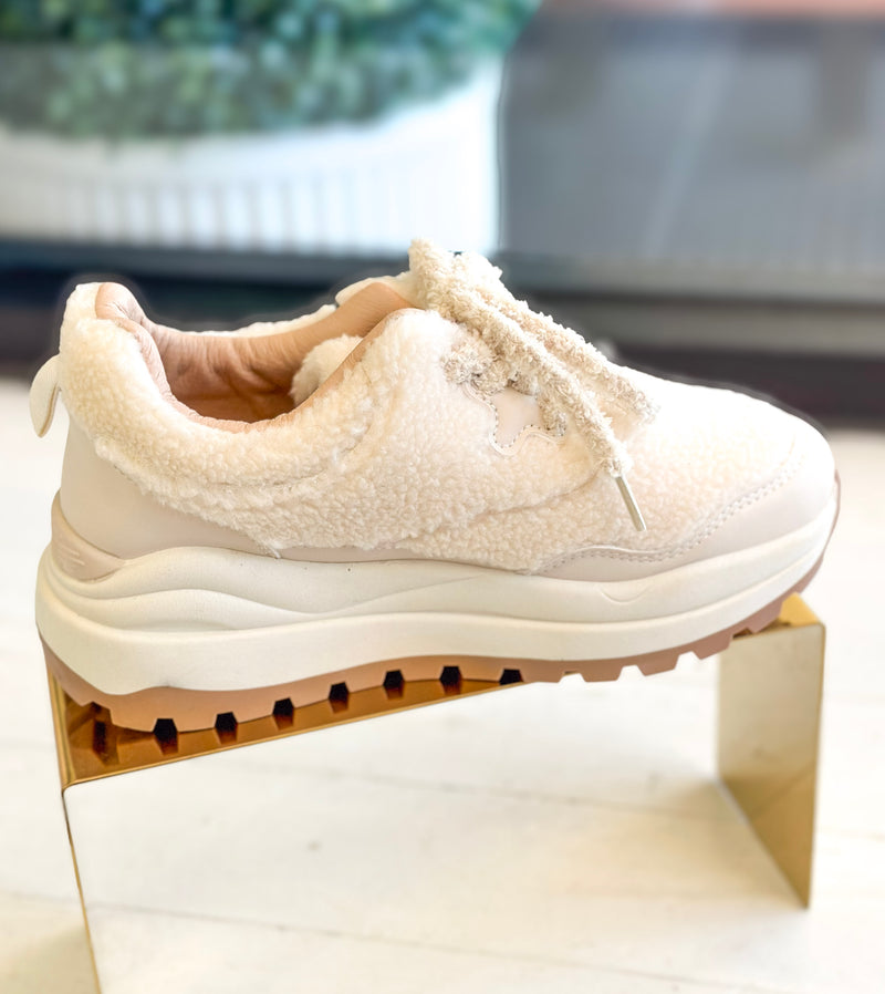 Teddy Bear Sneaker- Beige