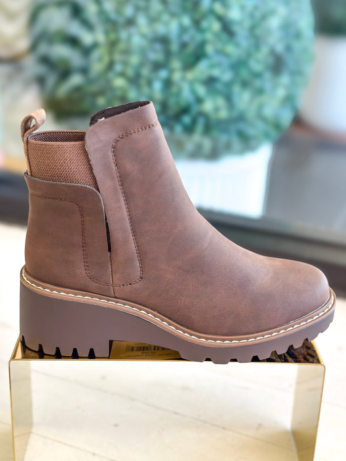 The Chelsea Bootie in Brown