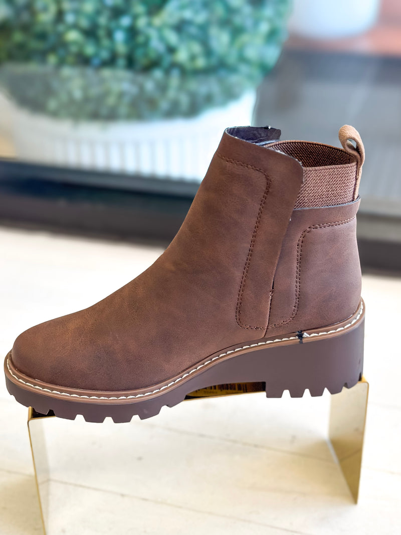 The Chelsea Bootie in Brown