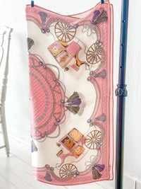 Carriage Silk Scarf 28x28