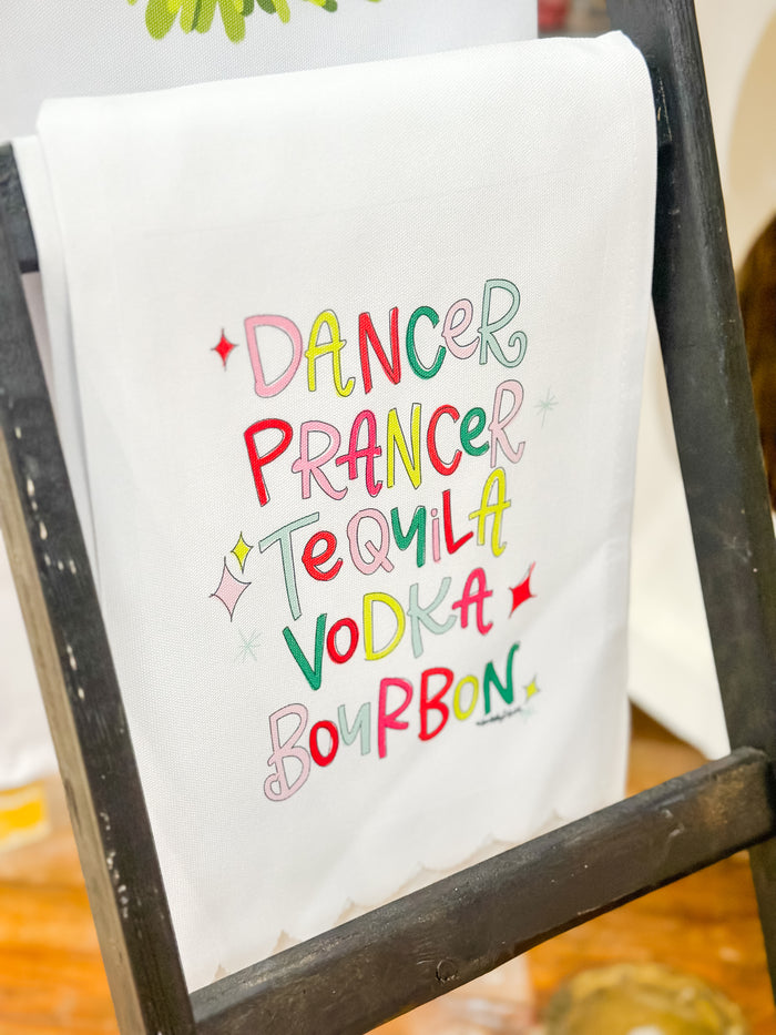 Dancer Prancer Tea Towel