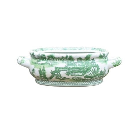 EP Green Chinoiserie Foot Bath