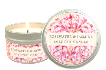 Rosewater Jasmine Candle