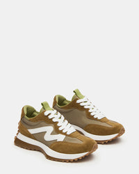 Steve Madden: Campo Sneaker in Olive Multi